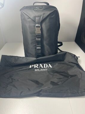 Prada Re Nylon Black Backpack